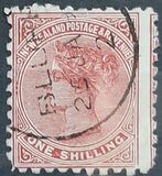 [Reina Victoria. Inscripción: "NEW ZEALAND - POSTAGE & REVENUE", tipo Q2]