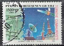 [The 150th Anniversary of the Ministry of Posts and Telecommunications, tegund CHF]