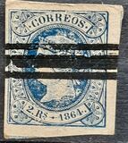 [Queen Isabella II - Colored Paper, type Q8]