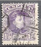 [King Alfonso XIII - Control Number on Backside - New Colors, Typ AT14]