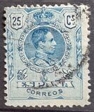 [King Alfonso XIII - Blue Control Numbers on Backside, type BG5]