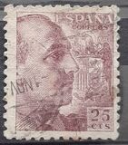 [General Franco - Without Imprint below Value, Tipe LI16]