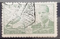 [Airmail - Juan di la Cierva - Different Perforation - Stoneprint from F.N.M.T, Typ LH12]