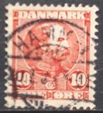 [King Christian IX, 1818-1906 - Vertical and Horizontal Lines in Background in Oval, type N1]