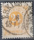 [Numerals in Circle - Different Perforation, type F18]