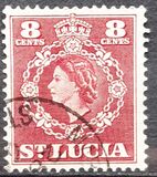 [Issues of 1949 but portrait of Queen Elizabeth II facing left and New Royal Cypher, type AT6]