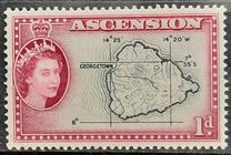 [Queen Elizabeth II and Views of Ascension, type Y]