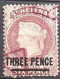 [Queen Victoria - Not Issued Stamps Surcharged. New Watermark, type B33]