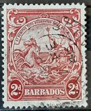 [Alegroría de Barbados. Sin inscripción "Postage & Revenue"., tipo Z5]