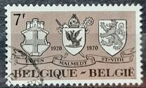 [The 50th Anniversary of Eupen, Malmedy and St.Viths Affiliation to Belgium, type AMT]