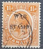 [Issues of 1906 & 1912 - 1916 Overprinted "WAR STAMP." - Two Lines, type AA1]
