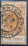 [Queen Victoria - Inscription "POSTAGE" - Thick Letters, Scrivi Q3]
