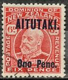 [Stamp of New Zealand Overprinted in Red or Blue, type K]