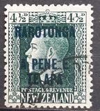 [New Zealand Psoatge Stamps Surcharged and Overprinted "RATONGA", type A8]