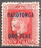 [New Zealand Psoatge Stamps Surcharged and Overprinted "RATONGA", type A9]