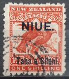 [New Zealand Postage Stamps Surcharged, type G]