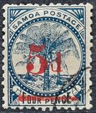 [Number 20 Surcharged, տեսակ D]