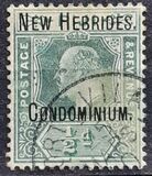 [Fiji Islands Postage Stamps Overprinted "NEW HEBRIDES - CONDOMINIUM", type A]