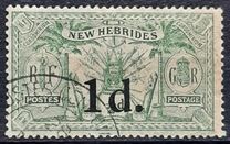 [Stamps of 1911-1912 Surcharged, type H]