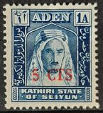 [Issues of 1942 Surcharged in Cents or Shillings, type A3]
