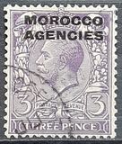 [Great Britain Postage Stamps Overprinted "MOROCCO AGENCIES", type I4]