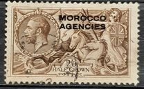 [Great Britain Postage Stamps Overprinted "MOROCCO AGENCIES", type I10]