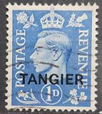 [King George VI - Great Britain Postage Stamps Overprinted "TANGIER", type N1]