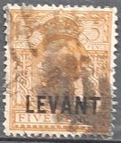 [Great Britain Postage Stamps Overprinted "LEVANT", タイプ Q3]