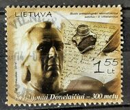 [The 300th Anniversary of the Birth of Kristijonas Donelaitis, 1714-1780, type ADR]