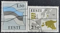 [Estonian Flag and Map, Вид BV]