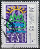 [The 75th Anniversary of the First Estonian Republic, type CF1]