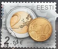 [Accession to the Euro - Self Adhesive Stamp, Tip UJ]