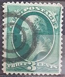[George Washington - White Wove Paper, type AH]