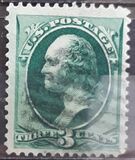 [George Washington - White Wove Paper, type AH]