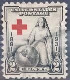 [The 50th Anniversary of the American Red Cross Society, type HU]