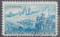 [The 250th Anniversary of The Landing of Cadillac, type RM]