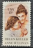 [Helen Keller and Anne Sullivan, type AUX]