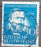 [The 75th Anniversary of the Telephone by Philipp Reis, Typ AF]