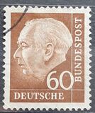[Serie básica. Presidente Dr. Thedore Heuss. 2 C., tipo DB3]