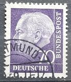 [Serie básica. Presidente Dr. Thedore Heuss. 2 C., tipo DB4]