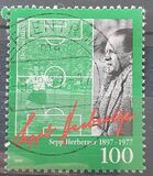 [The 100th Anniversary of the Birth of Sepp Herberger, Football coach and Player, type BLF]