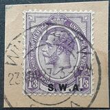 [South Africa Postage Stamps Overprinted "S.W.A.", type K]