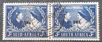 [South Africa Stamps Overprinted "SWA", type BD6]