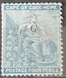 [Cape of Good Hope Postage Stamps Overprinted "G" in Different Types, type E1]