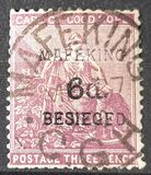 [Cape of Good Hope Postage Stamps Surcharged & Overprinted "MAFEKING BESIEGED", type A3]