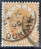 [Overprinted "POSTAGE" in Red, typ K3]