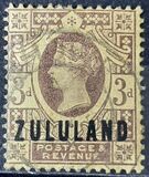 [Great Britian Postage Stamps Overprinted "ZULULAND", type B4]