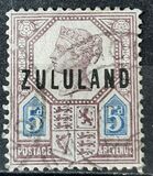 [Great Britian Postage Stamps Overprinted "ZULULAND", type B6]