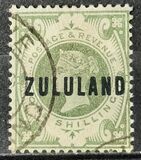 [Great Britian Postage Stamps Overprinted "ZULULAND", type B9]