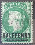 [Queen Victoria - Not Issued Stamps Surcharged. New Watermark, Scrivi B27]